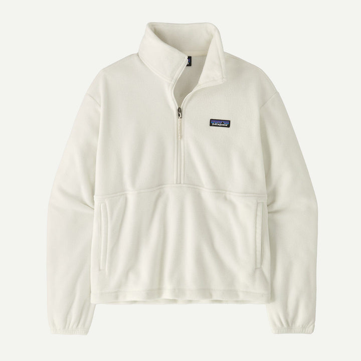 W's Micro D 1/2 Zip Fleece P/O Shirt Patagonia Birch White S