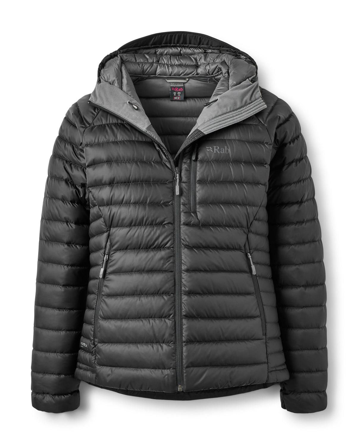 W's Microlight Alpine Jacket - Recycled nylon & down Jacket Rab Black (Graphene) S