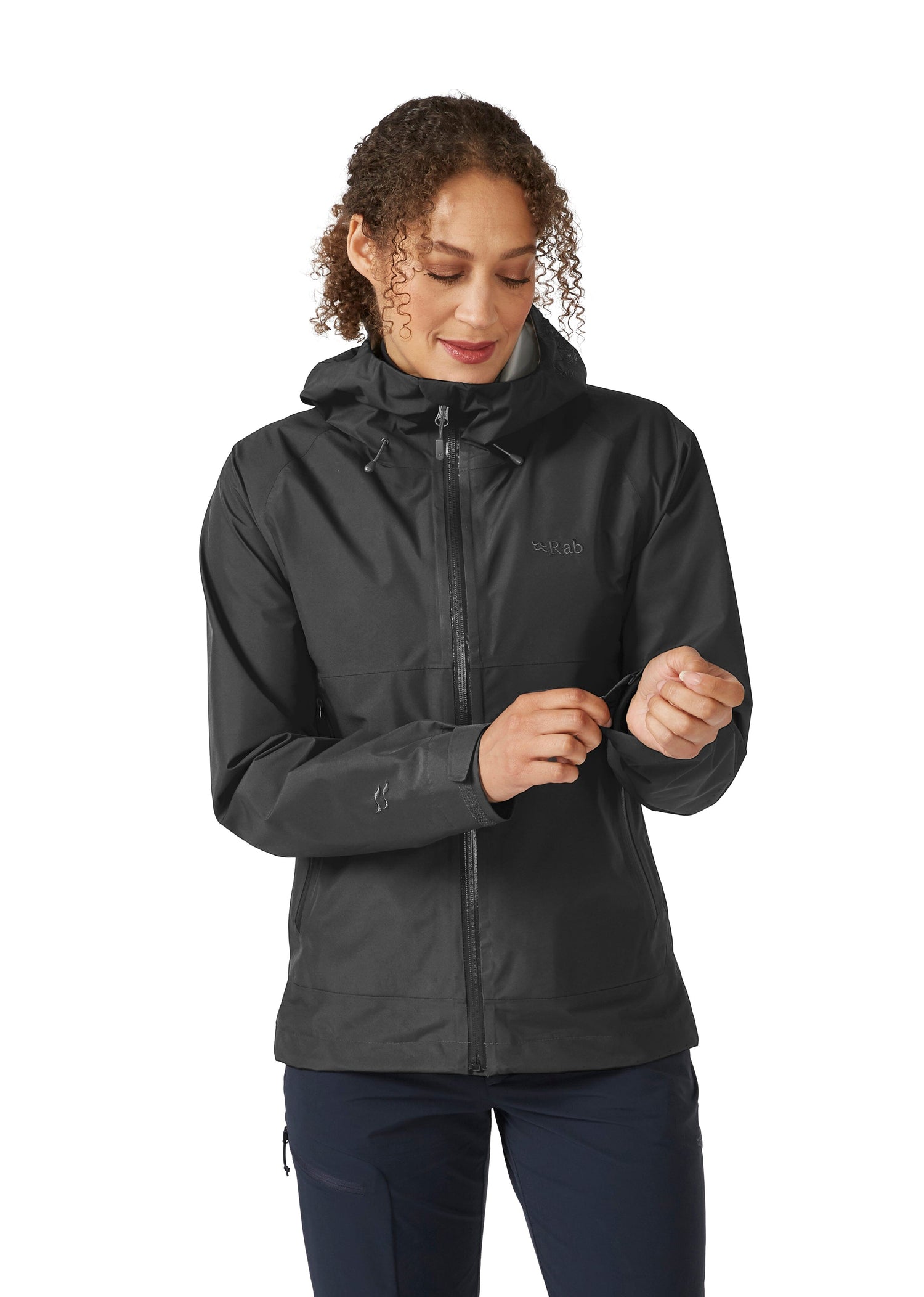 Rab W's Namche Paclite Jacket - 100% recycled fabric Black Jacket