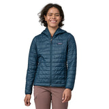 W's Nano Puff® Hoody - Recycled Polyester Jacket Patagonia Lagom Blue XS