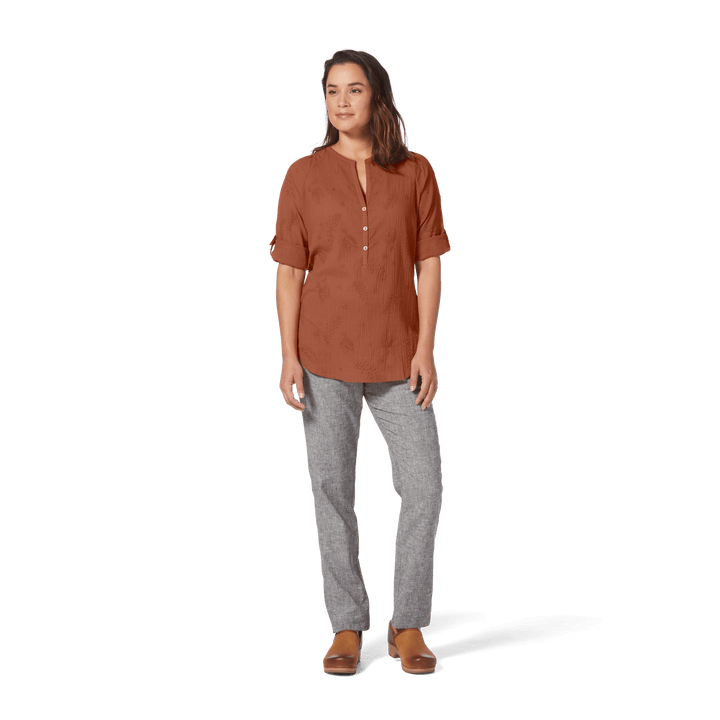 W's Oasis II 3/4 Sleeve - Preferred cotton Shirt Royal Robbins