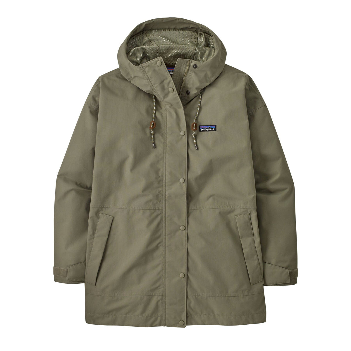 Patagonia W's Outdoor Everyday Rain Jacket - Recycled polyester River Rock Green Jacket