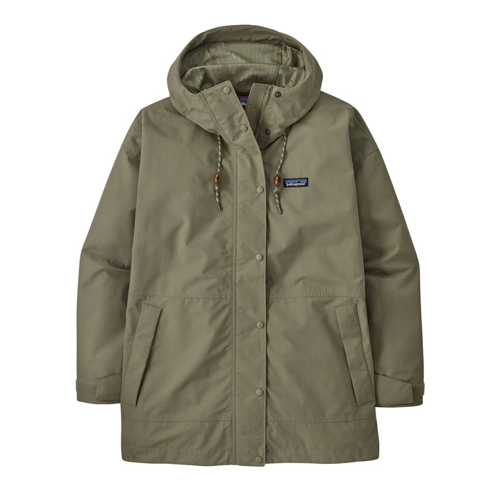 Patagonia W's Outdoor Everyday Rain Jacket - Recycled polyester River Rock Green Jacket