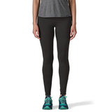 W's Peak Mission Winter Running Tights - Recycled Polyester Pants Patagonia Black XS