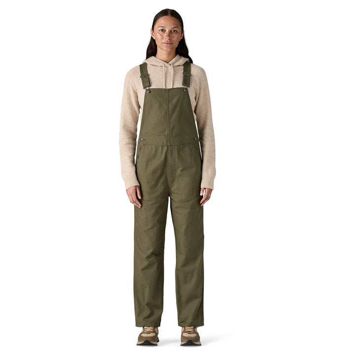 W's Point Reyes Canvas Overalls Pants Patagonia Basin Green 6