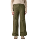 W's Point Reyes Canvas Wide Leg Pants Pants Patagonia Basin Green 10