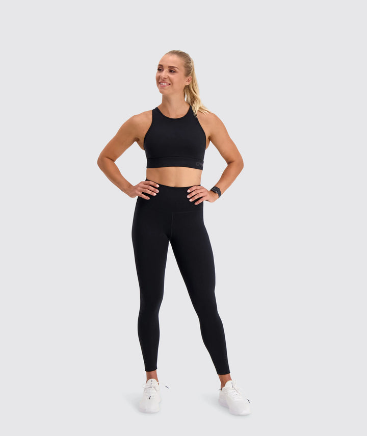 W's Power Boost Sports Bra - Bluesign®-certified production, Polyamide & Elastane Underwear Gymnation Black XS