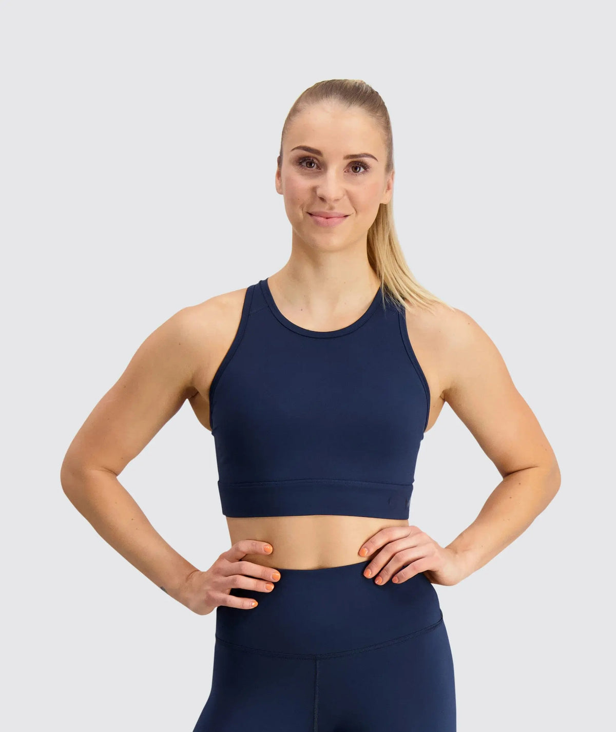 W's Power Boost Sports Bra - Bluesign®-certified production, Polyamide & Elastane Underwear Gymnation Dark Navy XS