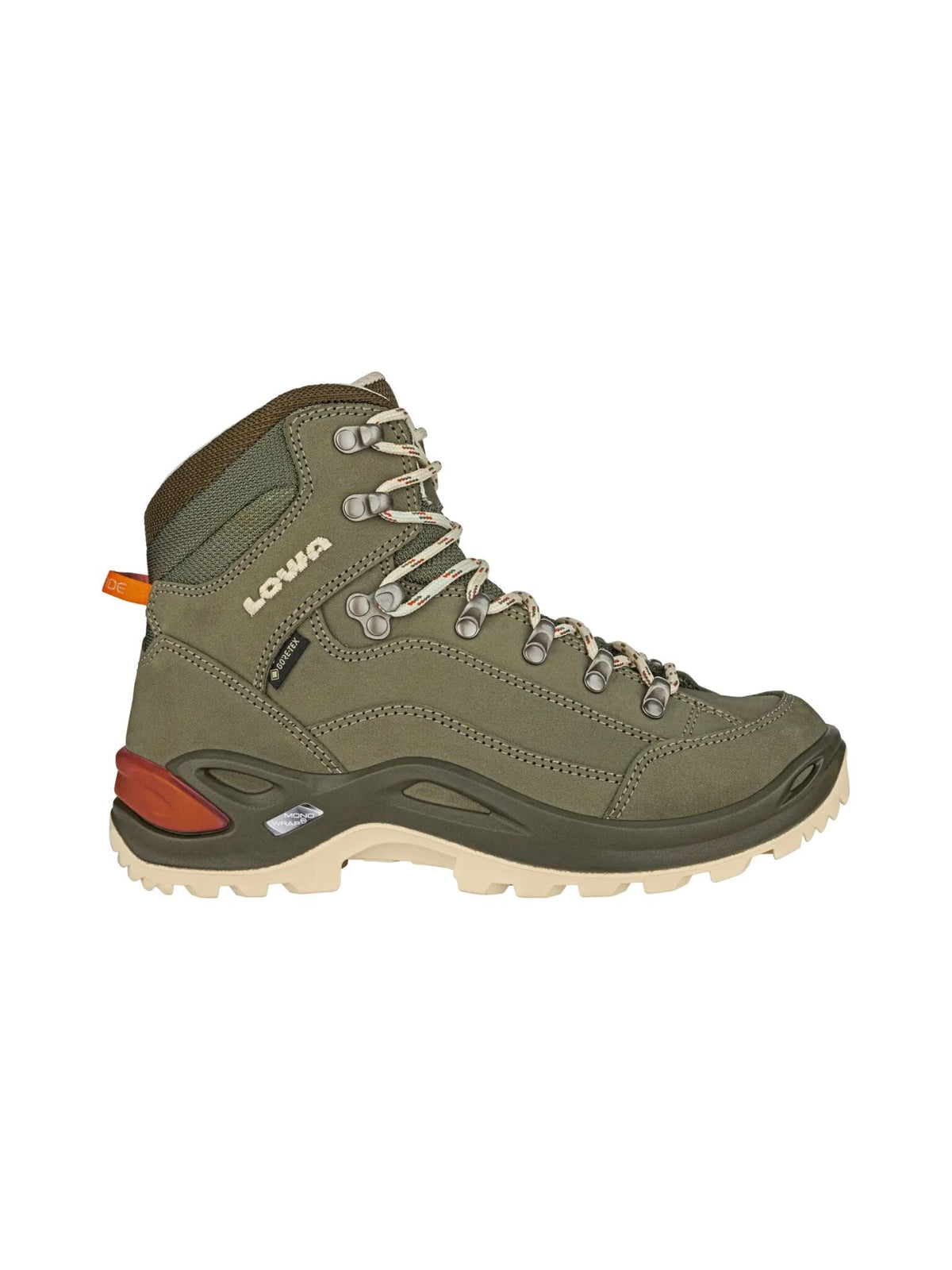 LOWA W's Renegade GTX Mid - High GORE-TEX shoes Grey Green Panna Shoes