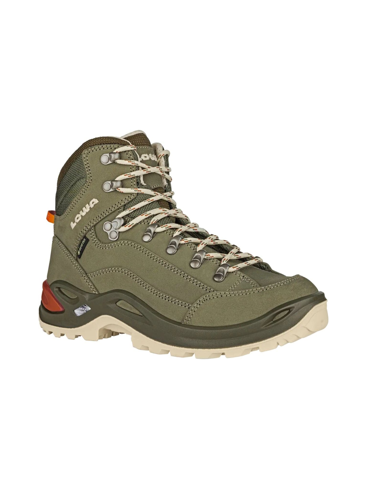 LOWA W's Renegade GTX Mid - High GORE-TEX shoes Grey Green Panna Shoes