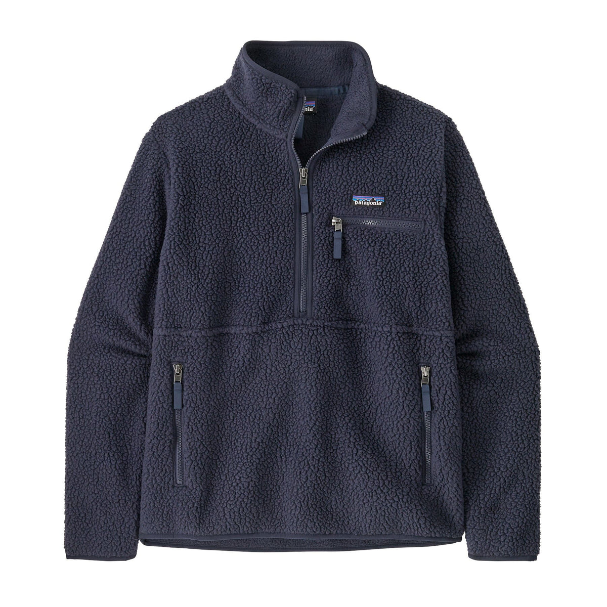 Patagonia W's Retro Pile Fleece Marsupial - Recycled Polyester Sunken Blue Shirt