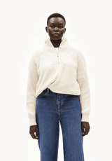 W's Ronyiaas Sweater - Organic cotton Shirt Armedangels Oatmilk S