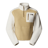 W’s Yumiori 1/4 Zip Fleece Shirt The North Face Khaki Stone / White S