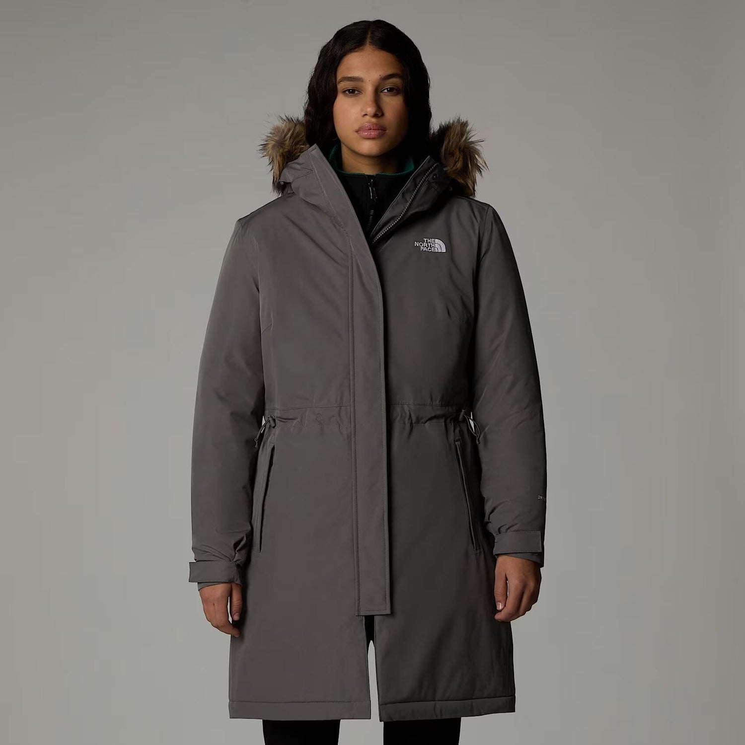 The North Face W's Zaneck Parka jacket - Recycled polyester Smoked Pearl Jacket