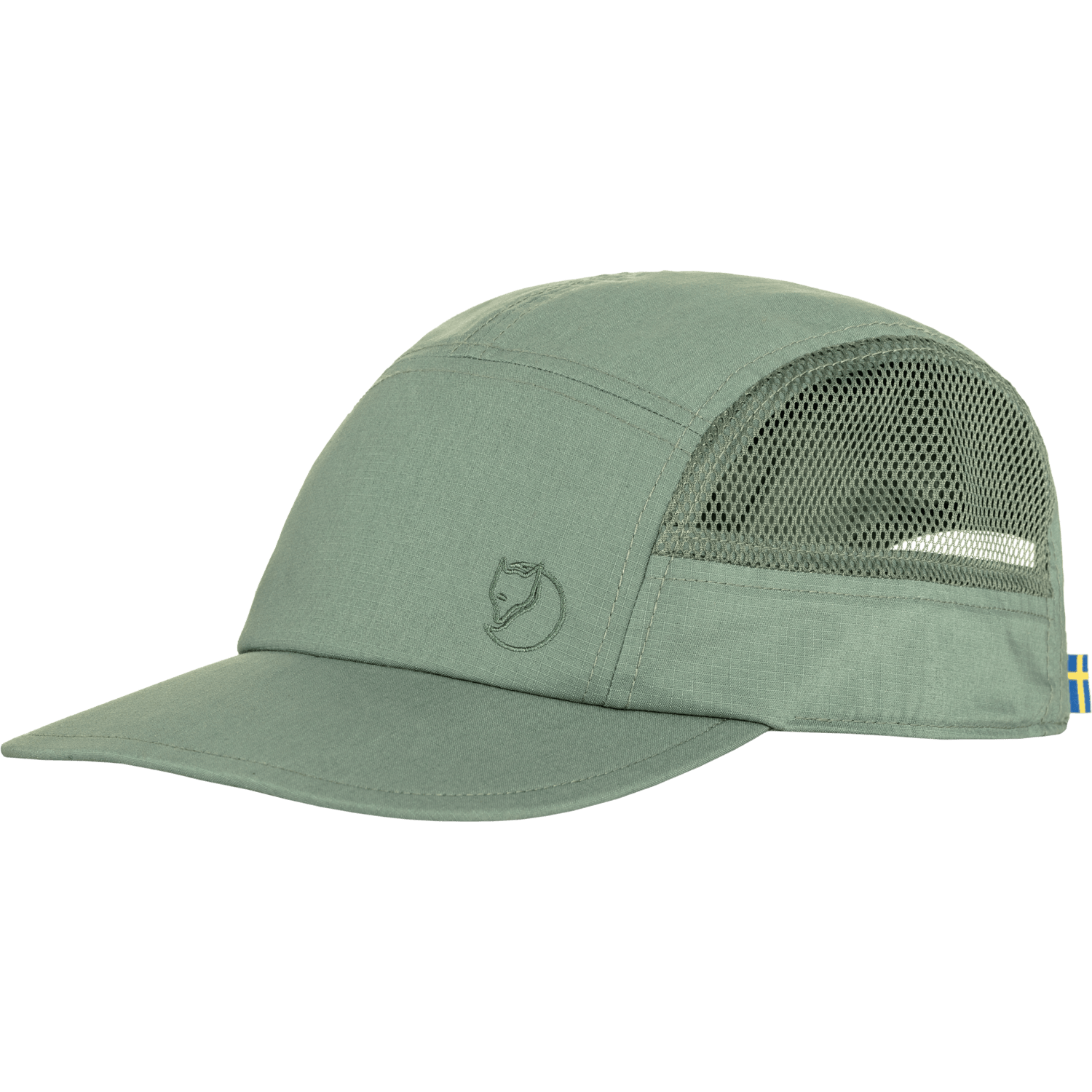 Fjällräven Abisko Mesh Cap - Recycled Polyester & Organic Cotton Patina Green Headwear