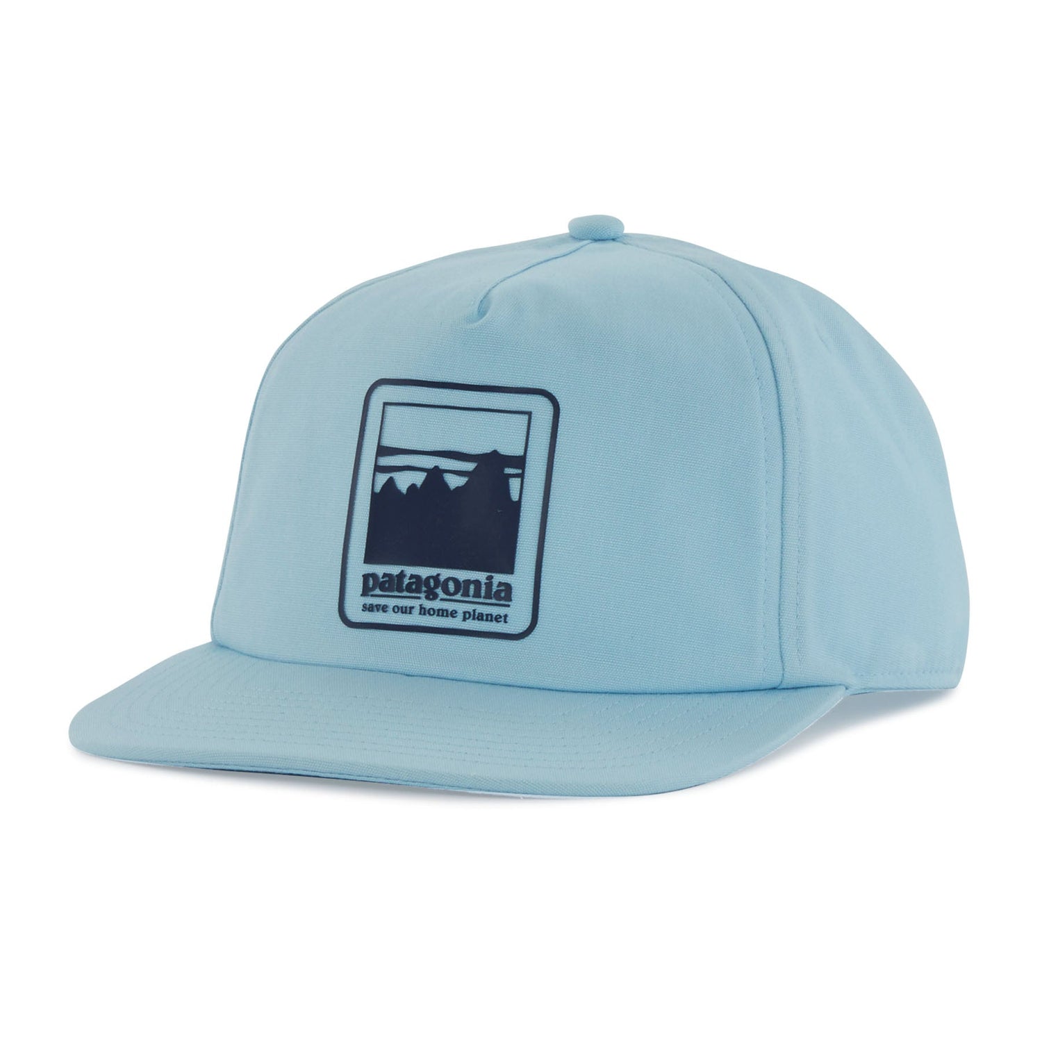 Patagonia Alpine Icon Funfarer Cap - Organic Cotton Fin Blue Headwear