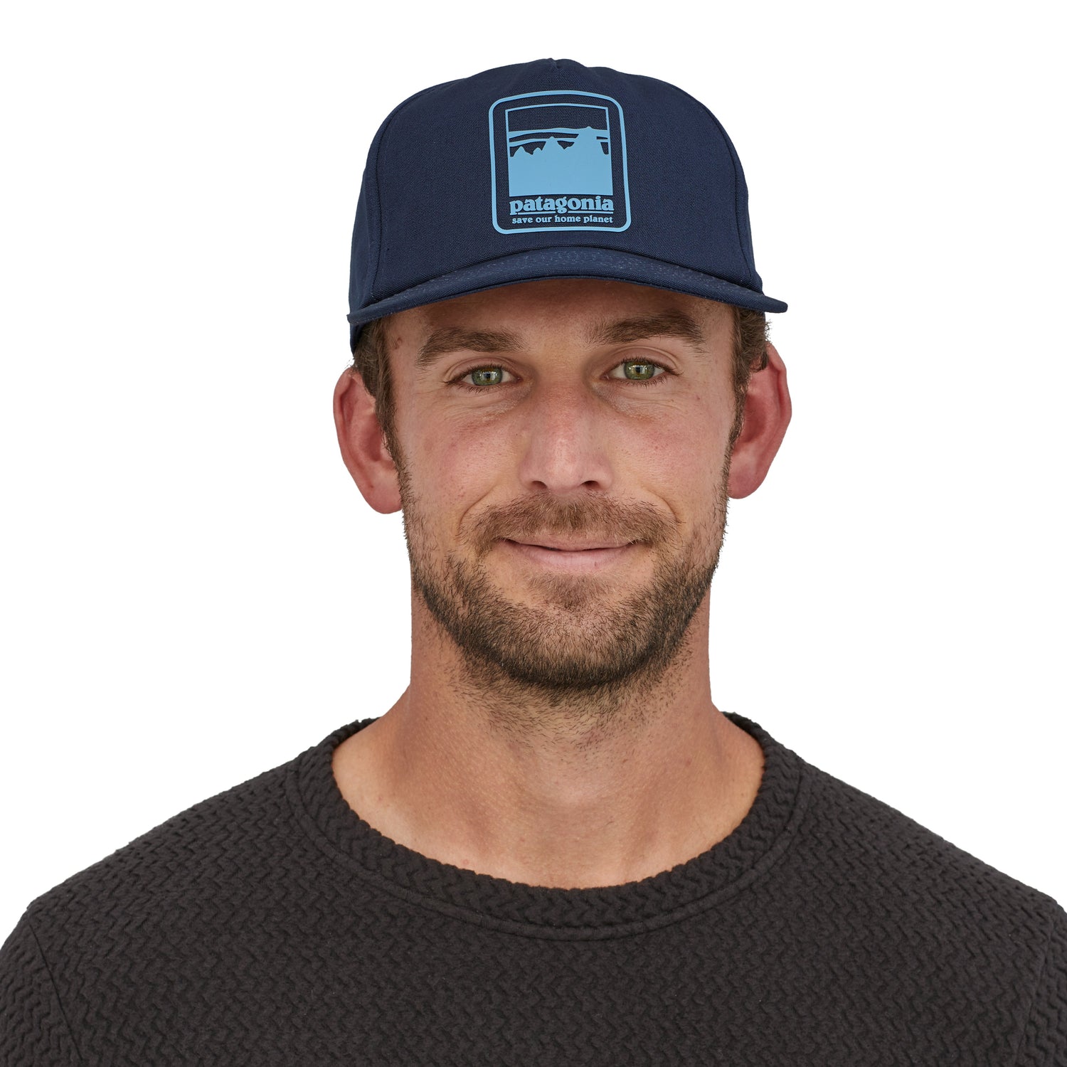 Patagonia Alpine Icon Funfarer Cap - Organic Cotton Fin Blue Headwear