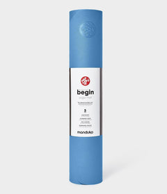Manduka Begin Yoga Mat 5mm - Toxic-Free TPE Bondi Blue Yoga equipment
