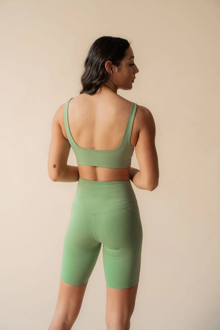 Girlfriend Collective Bike Shorts - Made from recycled plastic bottles Moon XS Pants