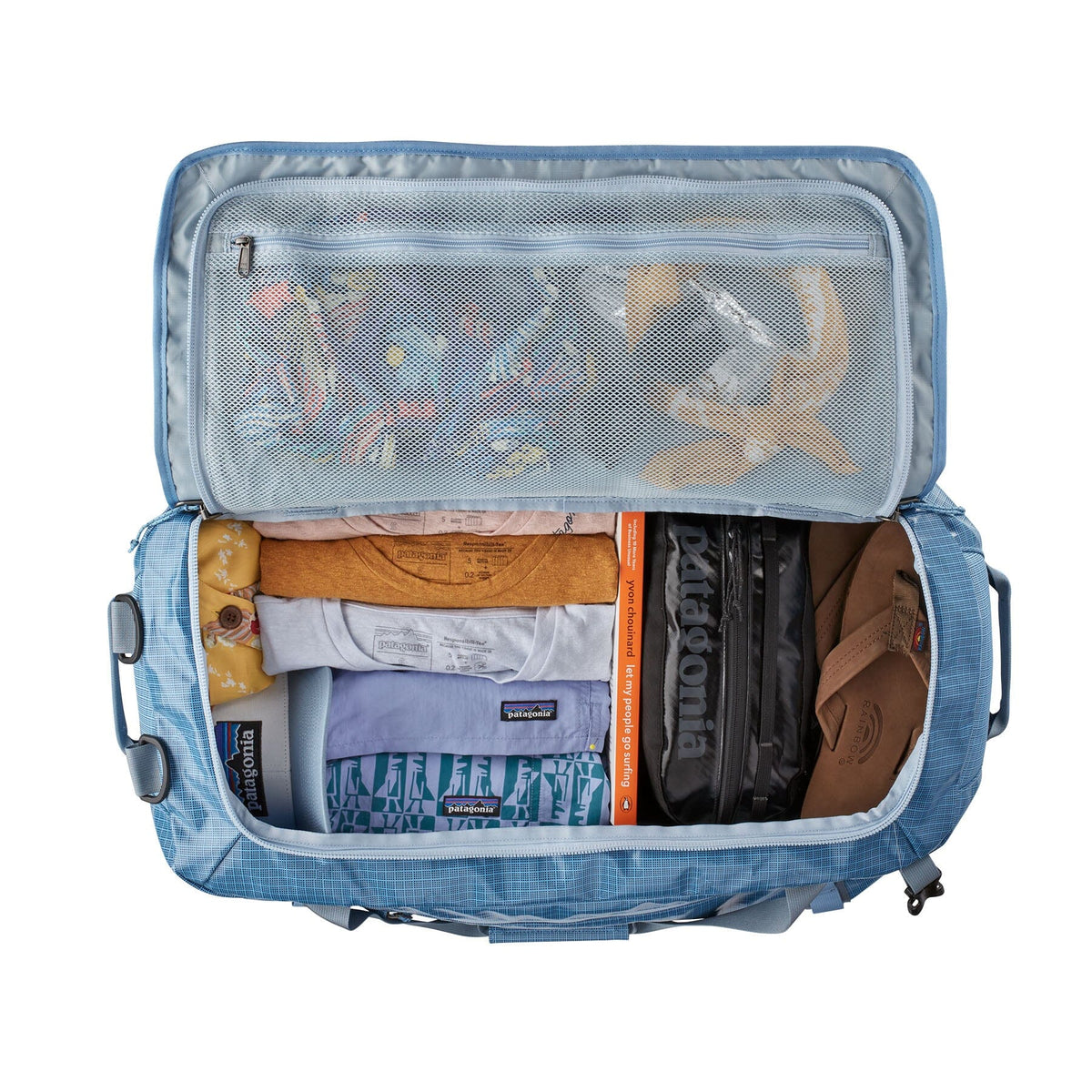 Black Hole Duffel Bag 55L - 100 % Recycled Polyester Bags Patagonia