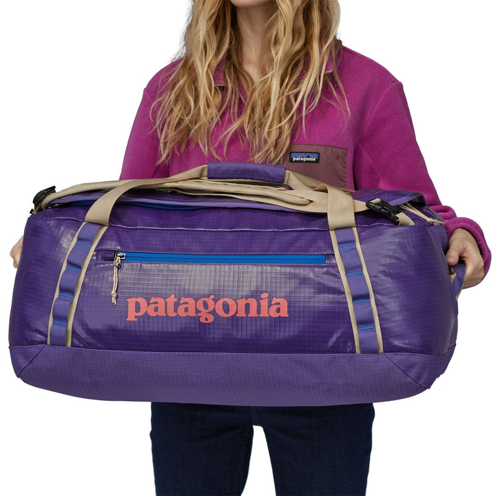 Black Hole Duffel Bag 55L - 100 % Recycled Polyester Bags Patagonia