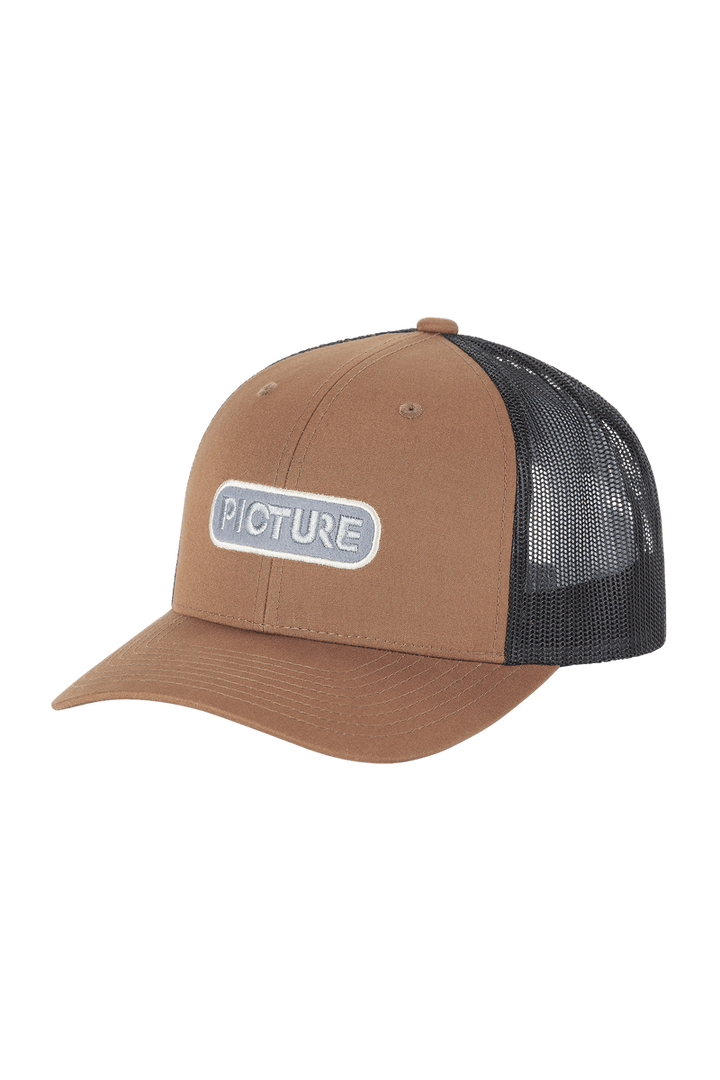 Byam Trucker Cap - Organic Cotton Headwear Picture Organic Chocolate