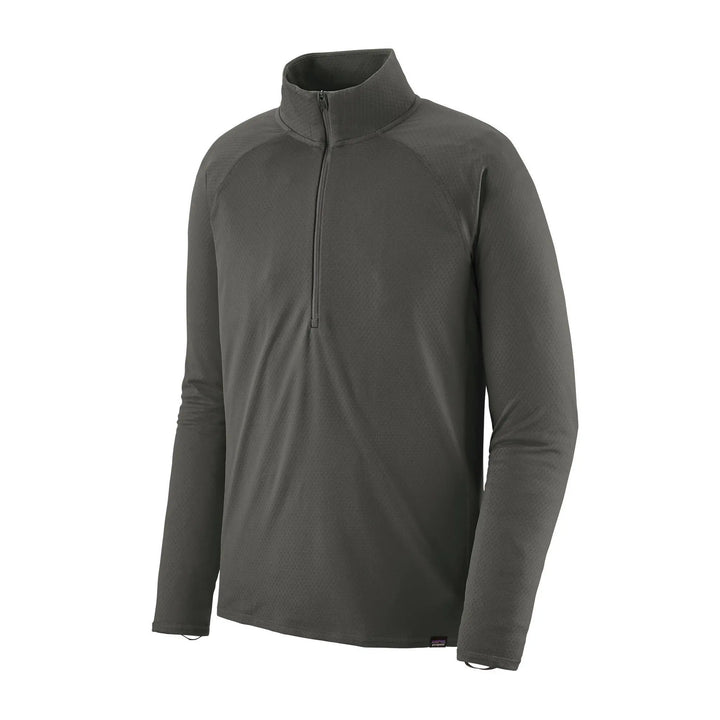 Capilene Midweight Baselayer Zip-Neck - Recycled Polyester Shirt Patagonia Forge Grey S