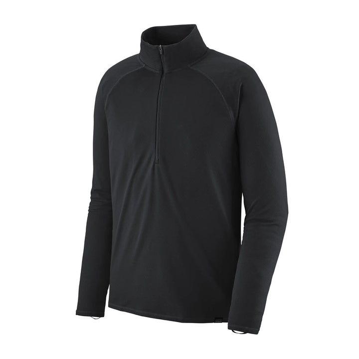 Capilene Midweight Baselayer Zip-Neck - Recycled Polyester Shirt Patagonia Black S
