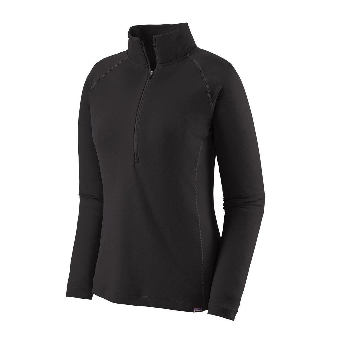 Capilene Midweight Zip-Neck - Recycled Polyester Shirt Patagonia Black S