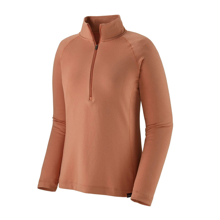 Capilene Midweight Zip-Neck - Recycled Polyester Shirt Patagonia Mellow Melon - Dark Mellow Melon X-Dye S