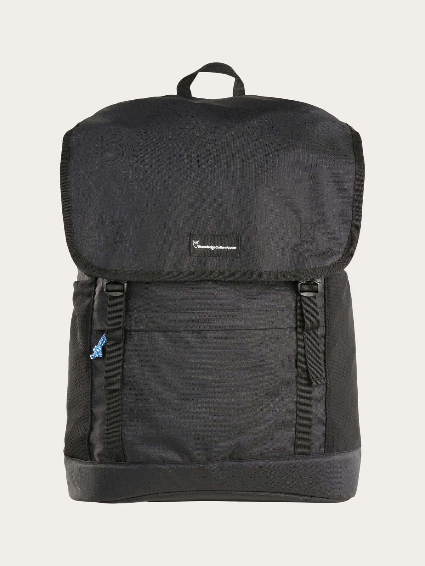 KnowledgeCotton Apparel Classic backpack 30L - Recycled PET Black Jet Bags