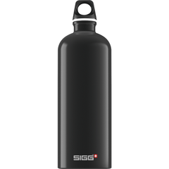 SIGG Classic SIGG Traveller Water Bottle - Aluminium Black 1l Cutlery
