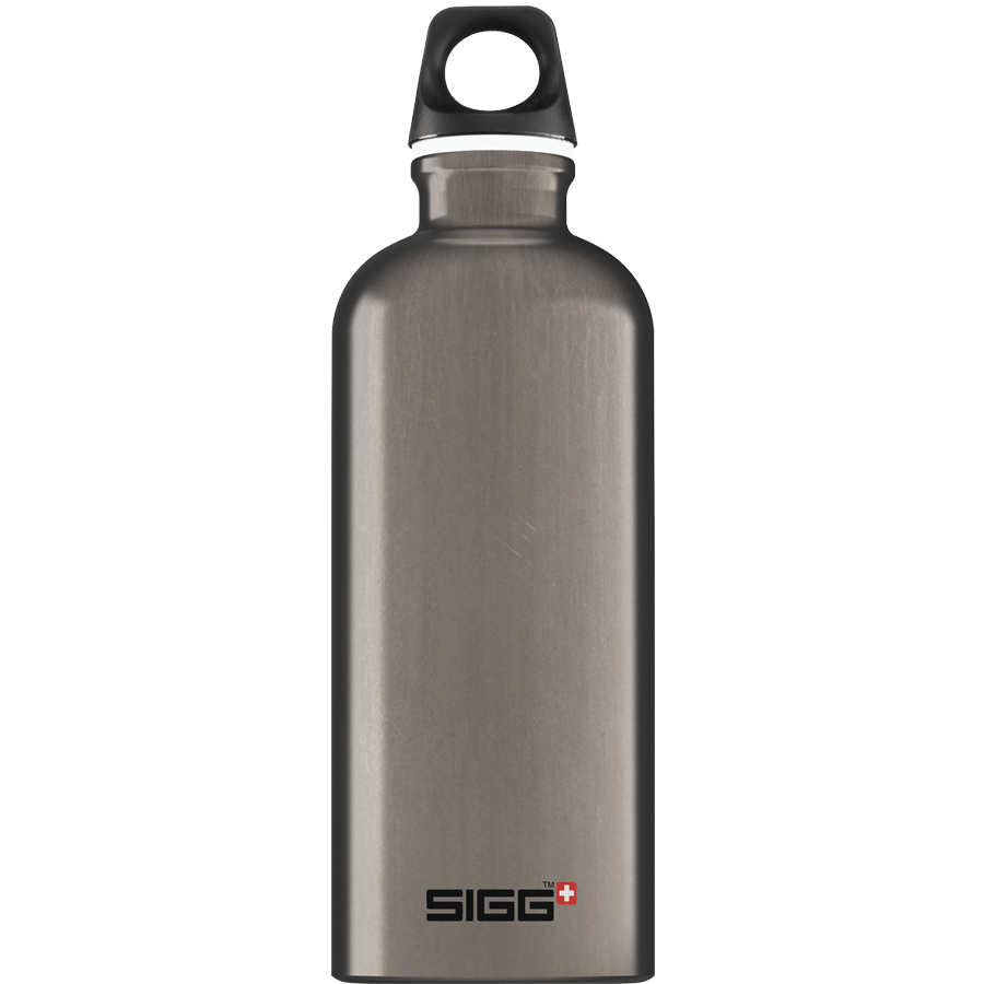 SIGG Classic SIGG Traveller Water Bottle - Aluminium Traveller Smoked Pearl 0.6l Cutlery