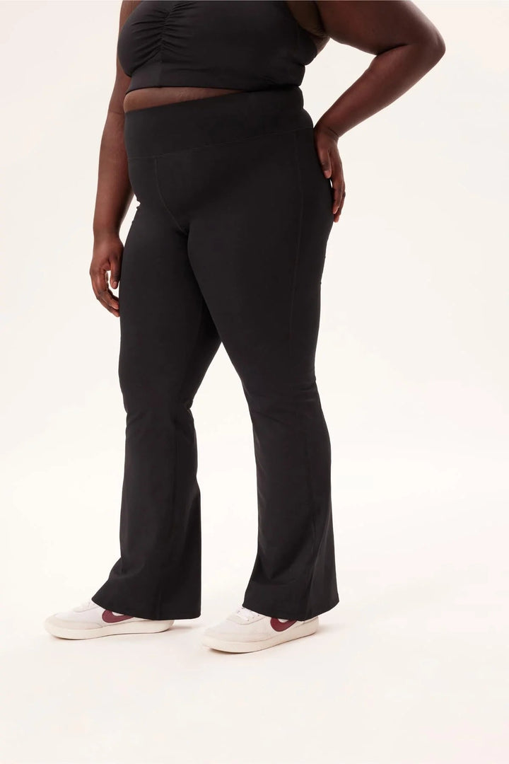 Compressive Flare Leggings - Recycled PET Pants Girlfriend Collective