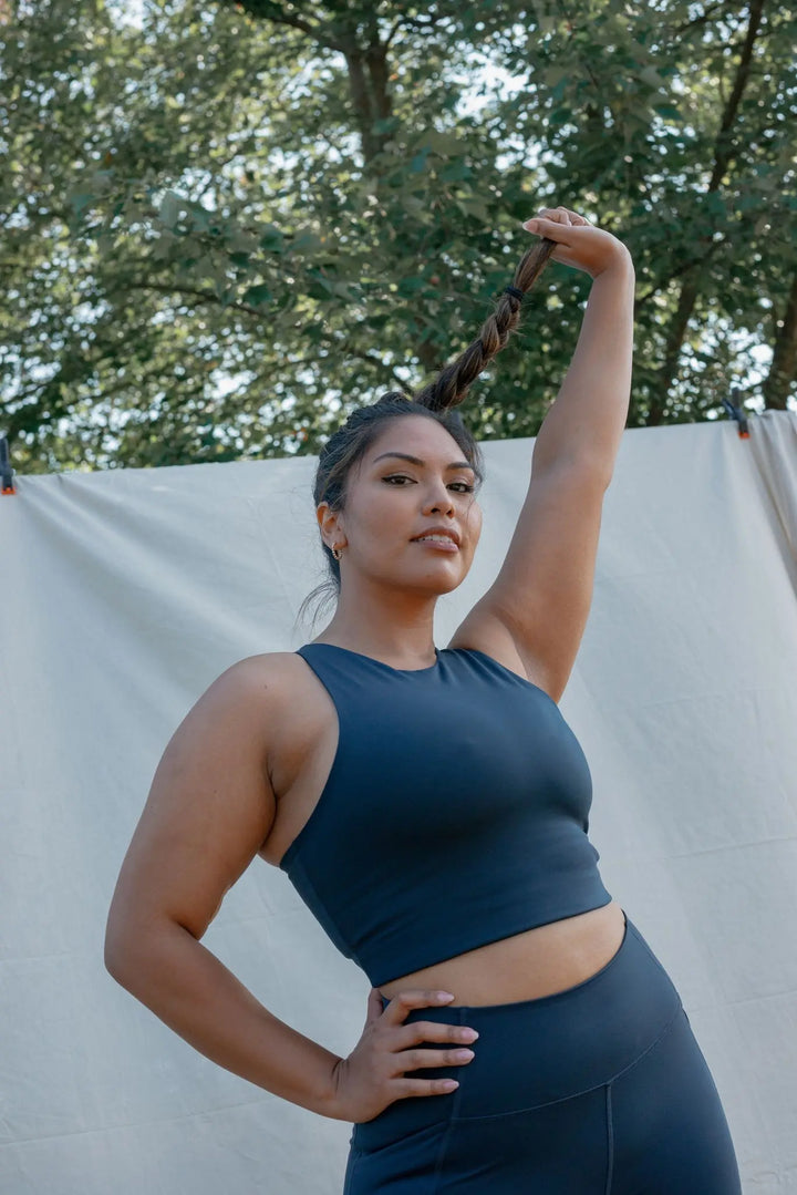 Dylan Crop Tank Bra - Made from Recycled Plastic Bottles Underwear Girlfriend Collective