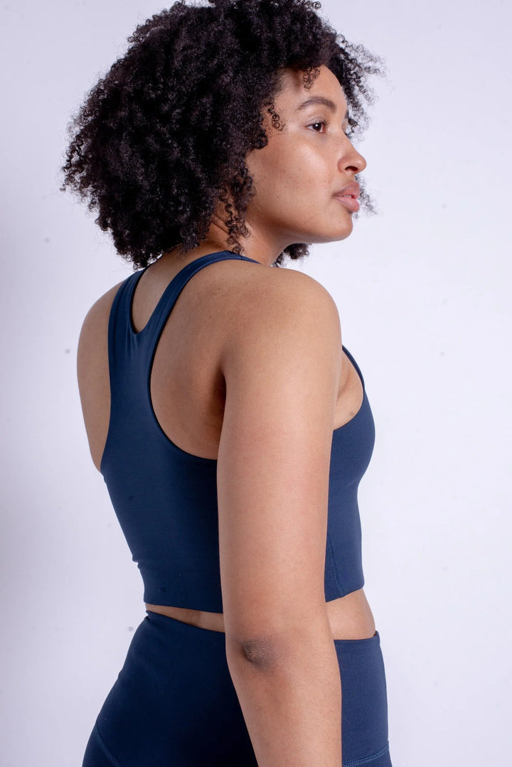 Dylan Crop Tank Bra - Made from Recycled Plastic Bottles Underwear Girlfriend Collective