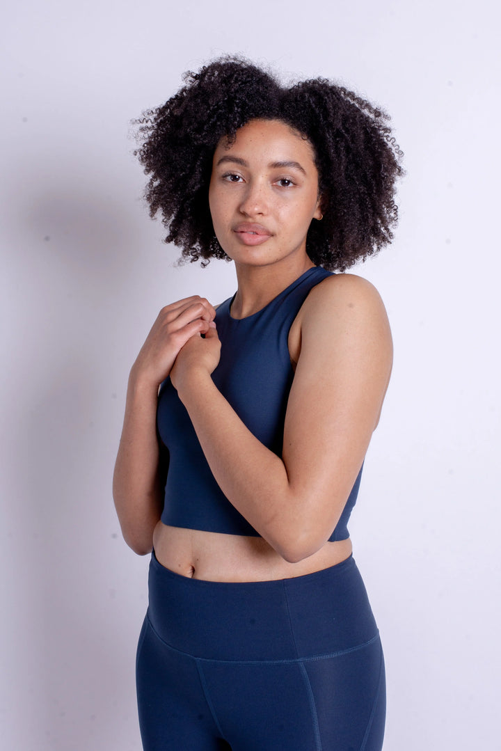 Dylan Crop Tank Bra - Made from Recycled Plastic Bottles Underwear Girlfriend Collective