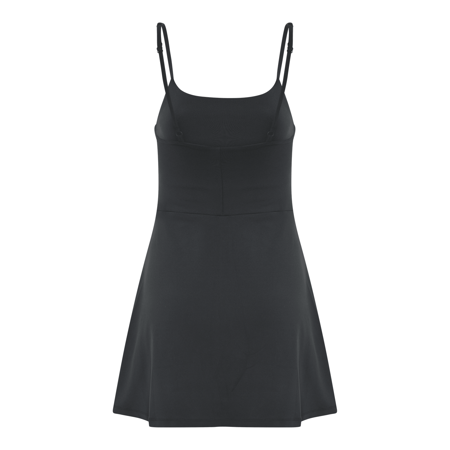 Girlfriend Collective Float Juliet Strappy Dress - Recycled Polyester Black Dress