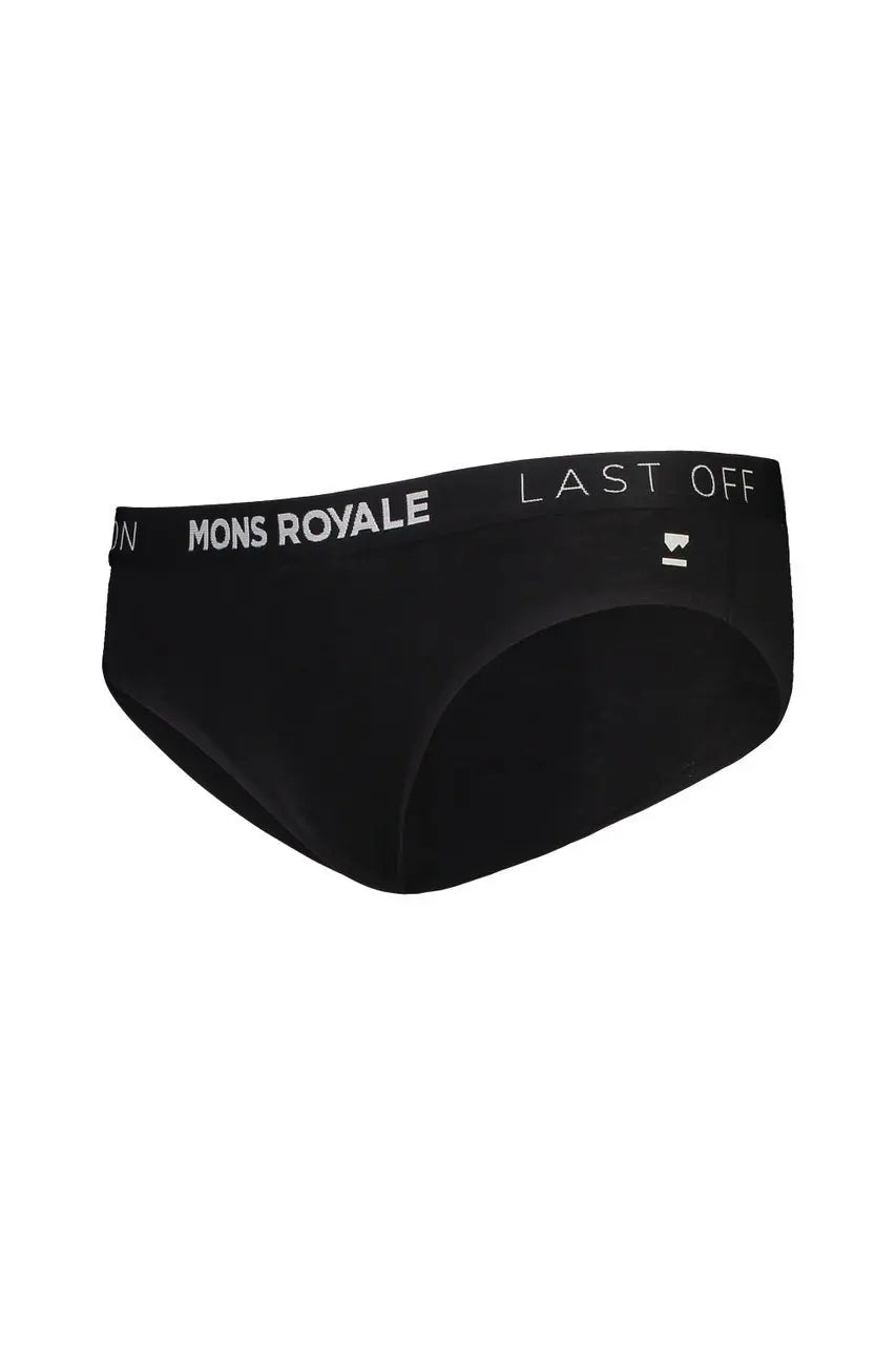 Folo Brief - Merino wool Underwear Mons Royale Black XS