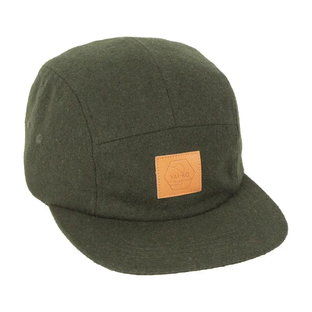 Kultakero Winter 5-panel Cap - Recycled Wool & Recycled Polyester Headwear VAI-KØ Green