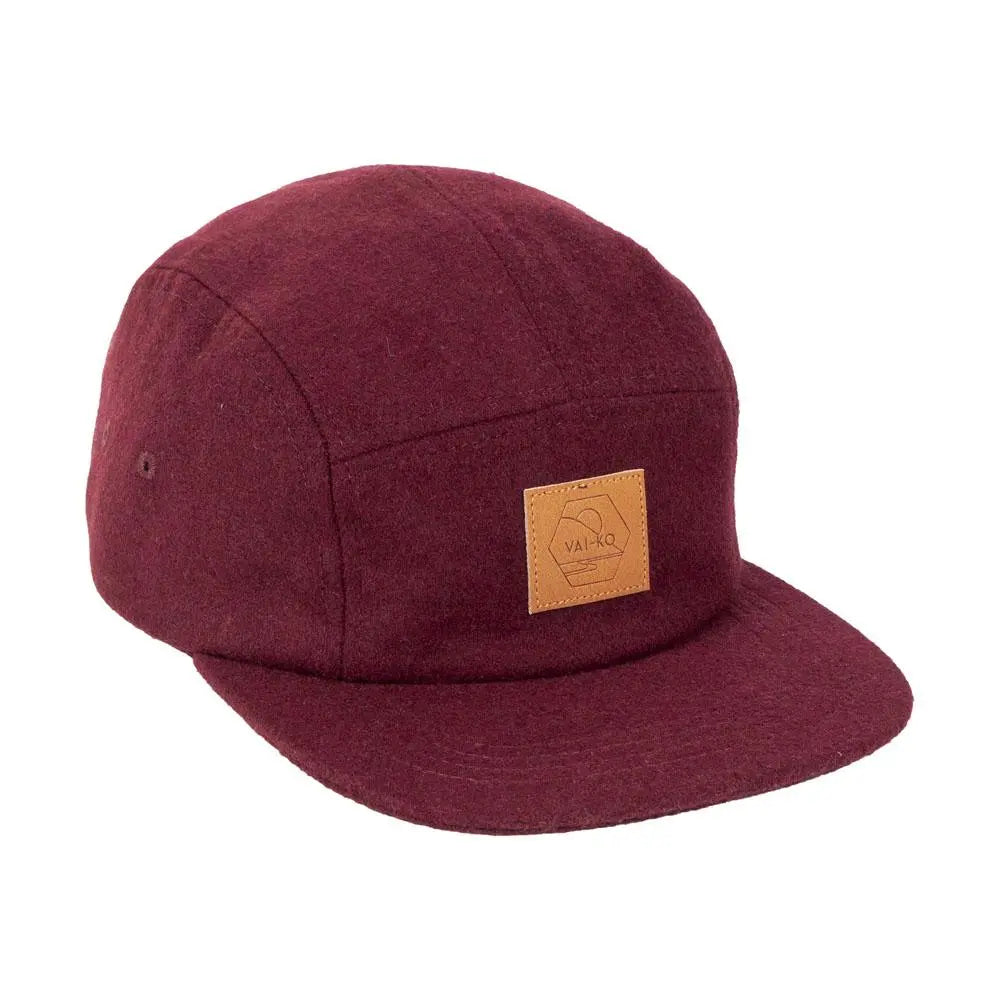 Kultakero Winter 5-panel Cap - Recycled Wool & Recycled Polyester Headwear VAI-KØ Red