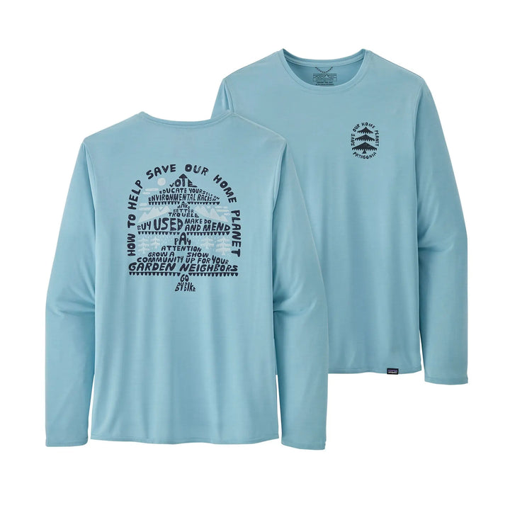 M's Long-Sleeved Capilene® Cool Daily Graphic Shirt - Recycled Polyester Shirt Patagonia