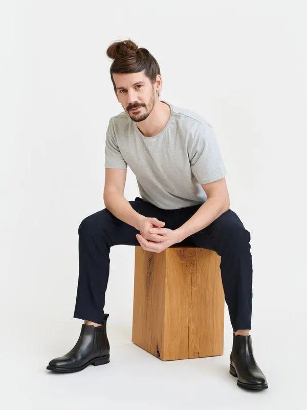 Unisex Crewneck T-Shirt - Recycled Cotton & Recycled Polyester Shirt Pure Waste