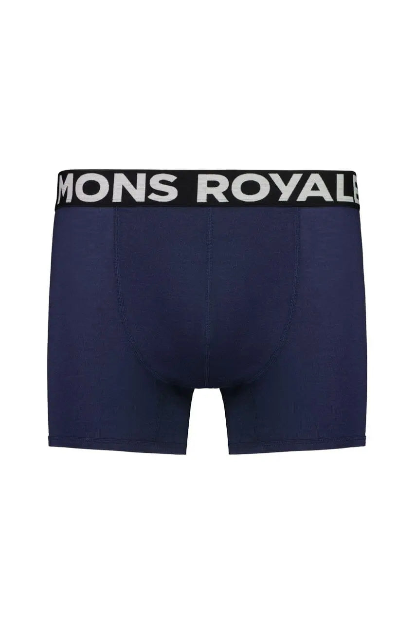 Men's Hold 'em Shorty Boxer - Merino wool Underwear Mons Royale Midnight S