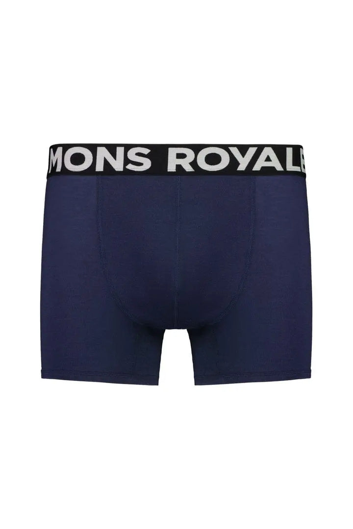 Men's Hold 'em Shorty Boxer - Merino wool Underwear Mons Royale Midnight S