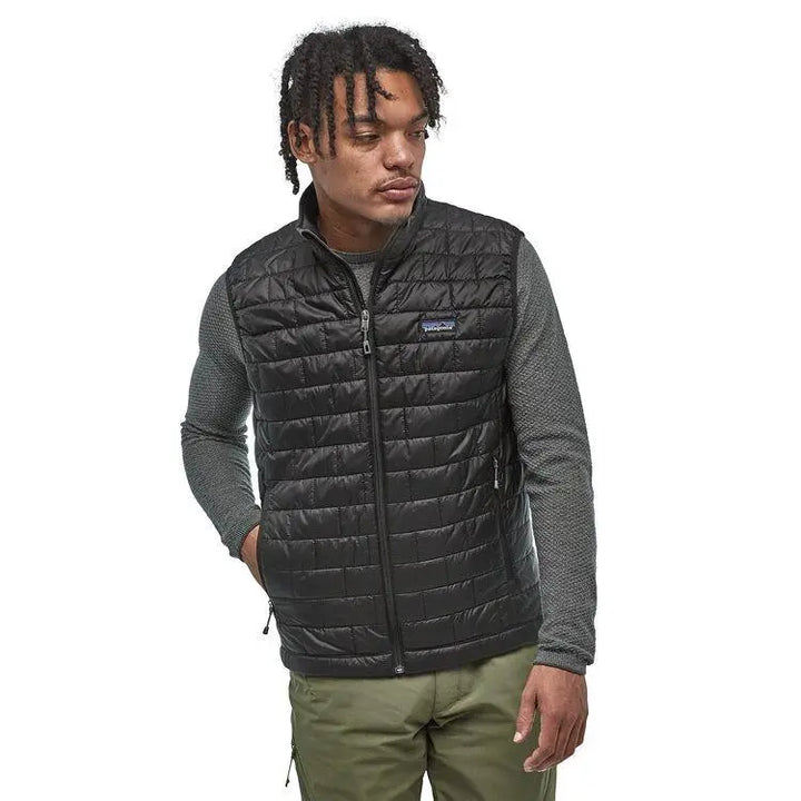 Men's Nano Puff Vest - Recycled polyester Jacket Patagonia Black S