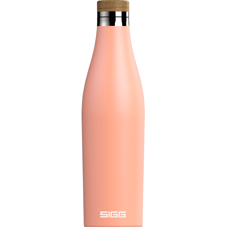 SIGG Meridian Water Bottle - Stainless Steel Shy Pink 0.5L Cutlery