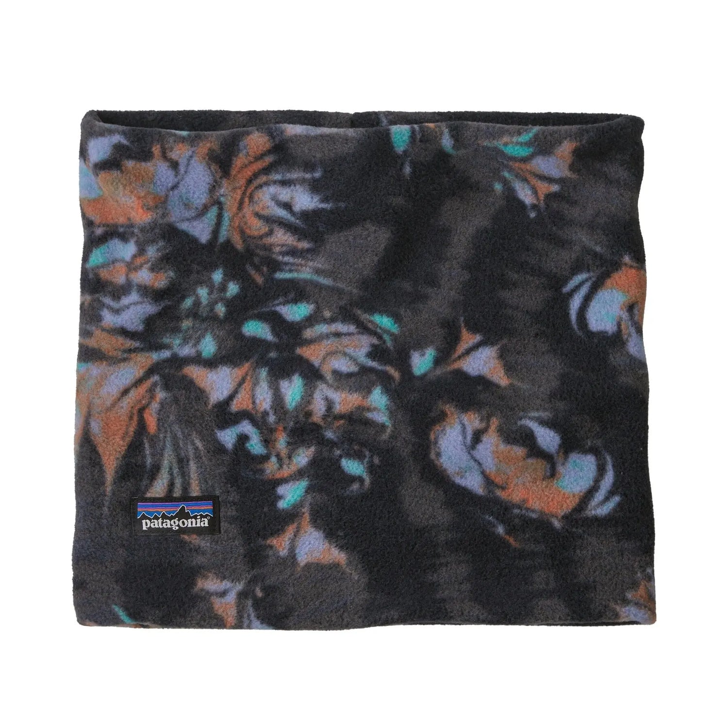 Patagonia Micro D Gaiter - Recycled Polyester Swirl Floral: Pitch Blue Scarf