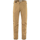 M's Abisko Hike Trousers - Recycled polyester & Organic cotton Pants Fjällräven Buckwheat Brown 44/R