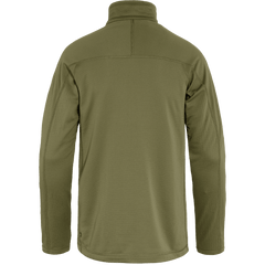 Fjällräven M's Abisko Lite Fleece Half Zip - 100% Recycled polyester Green Shirt